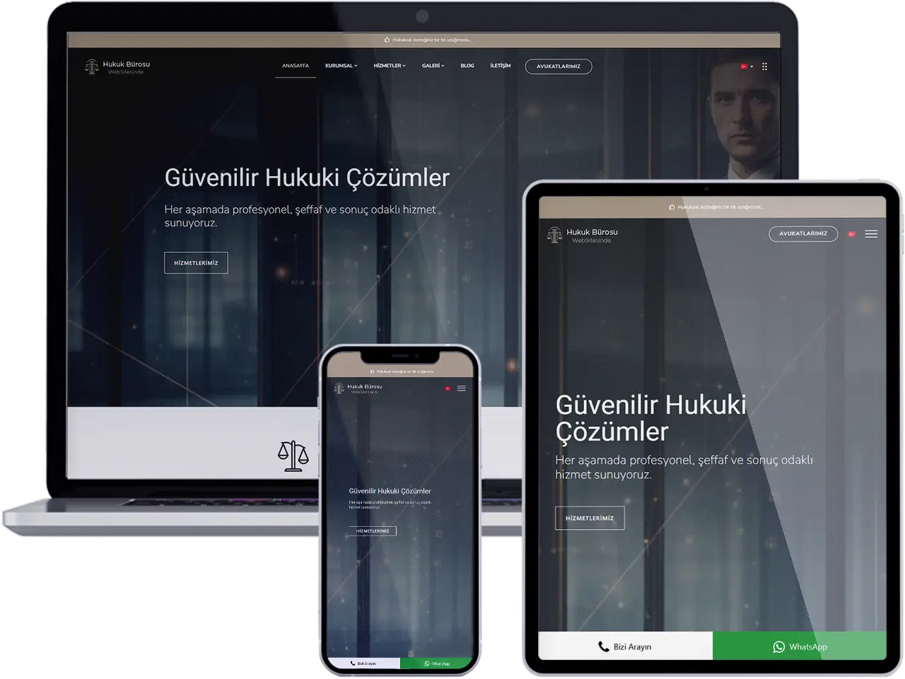 Avukatlık & Hukuk Bürosu Web Sitesi - Mihenk