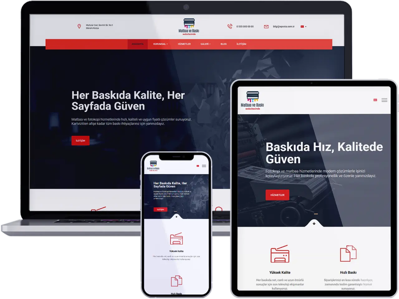 Matbaa & Baskı Web Sitesi - Vizyon